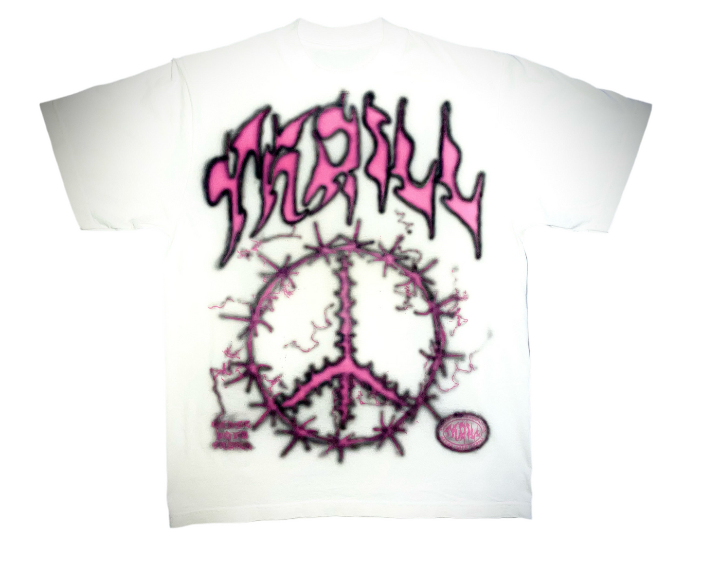 Peace of Thrill, White Tee