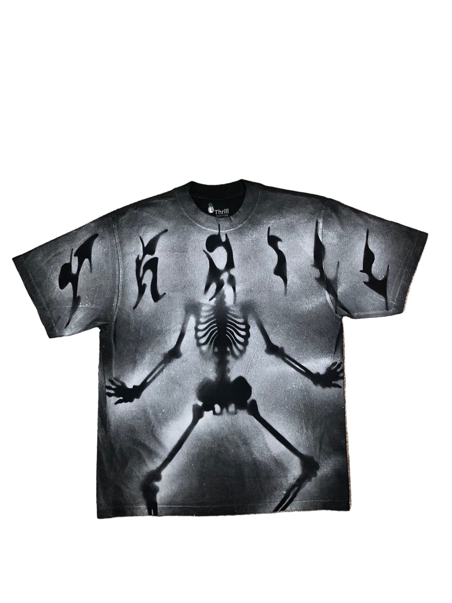Thrill Skeleton, Black Tee