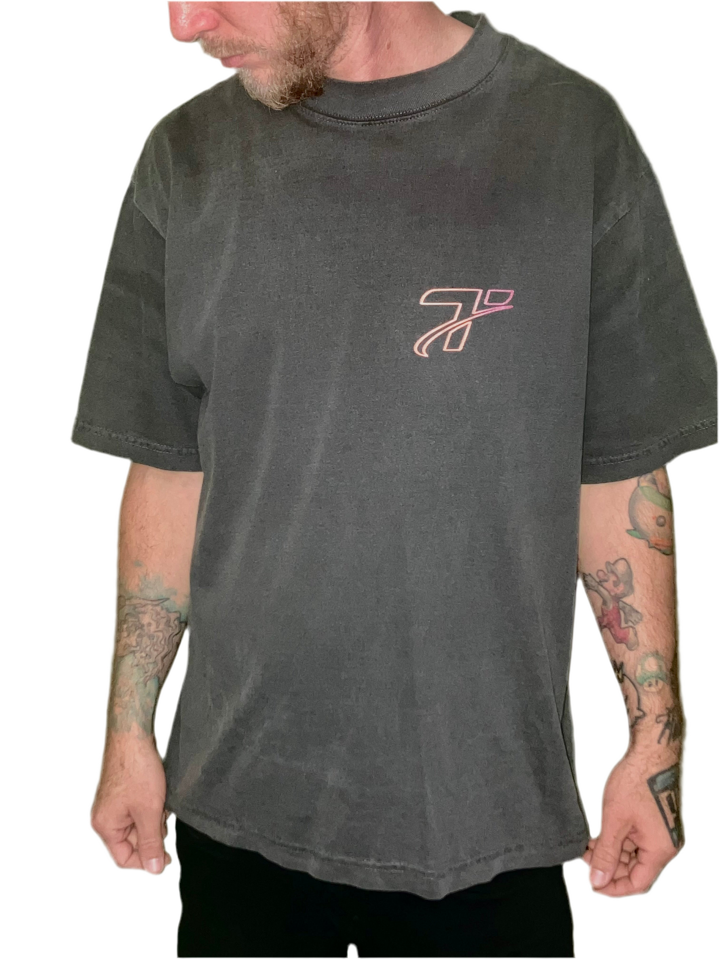 Triple Thrill Sunset, Grey Washed Tee
