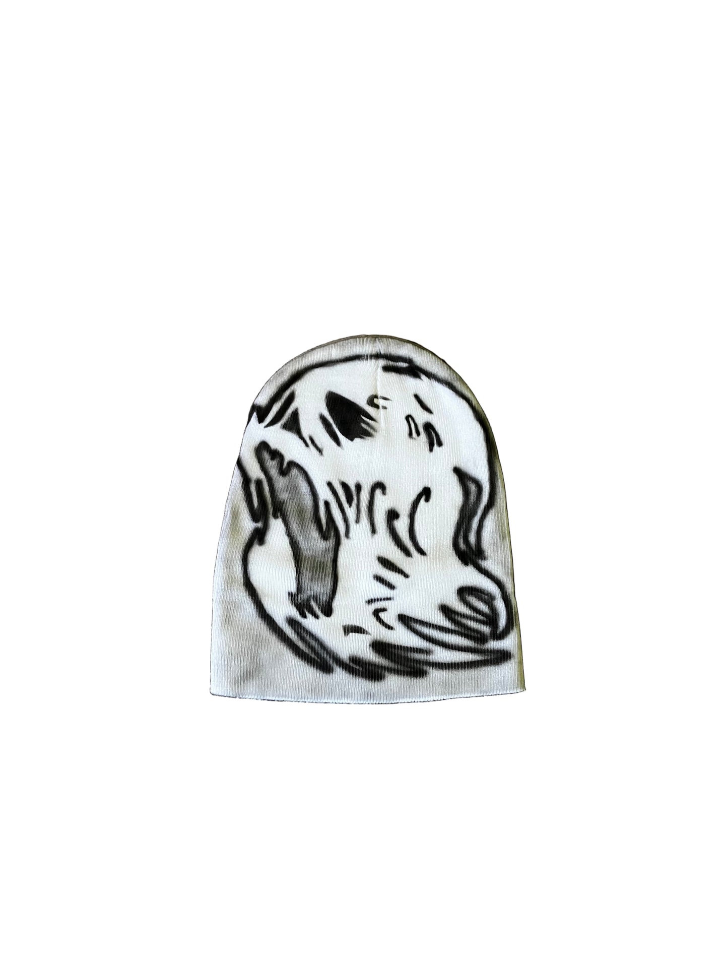 Thrill Ghoulish Ghost, White Winter Hat *1 of 5