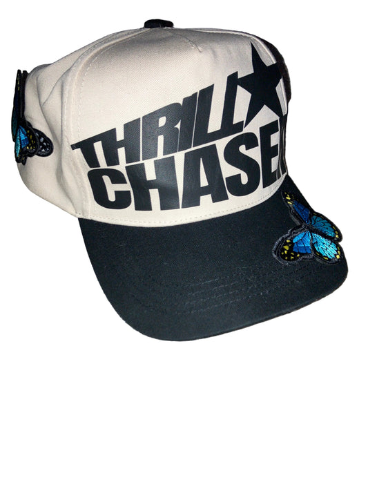 Thrill Chaser, Blue Monarch Butterfly Patch, SnapBack
