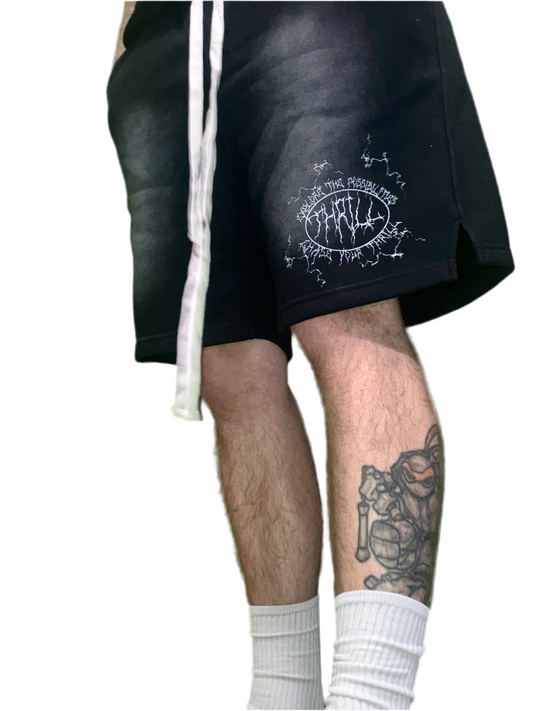 Static Thrill, Sun-Dried Black Shorts *LIMITED STOCK