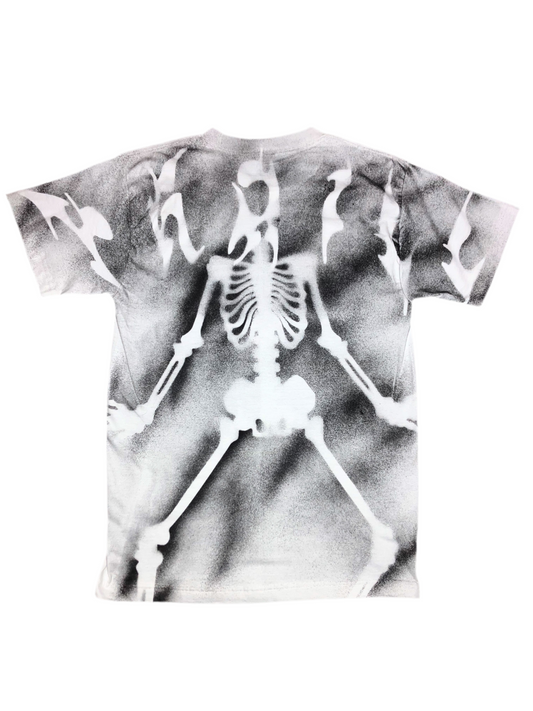 Thrill Skeleton, White Tee