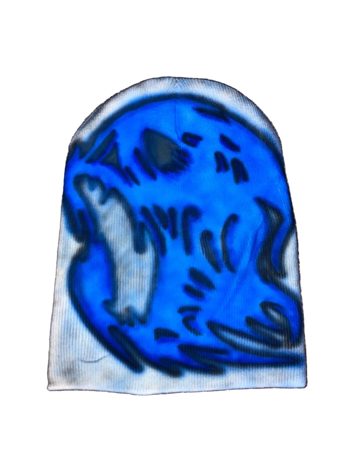 Blue Ghostly Ghoul Beanie *1of1