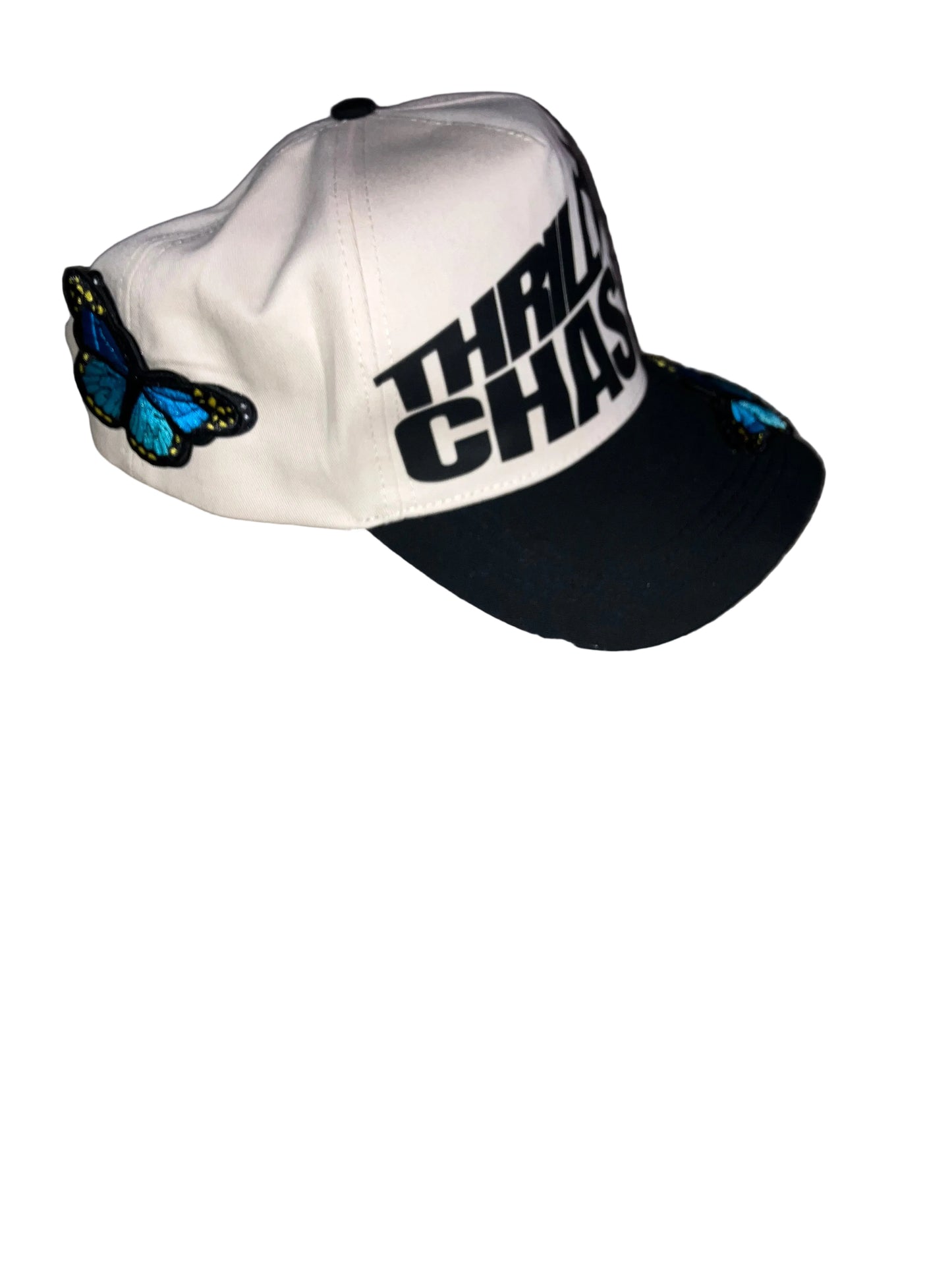 Thrill Chaser, Blue Monarch Butterfly Patch, SnapBack