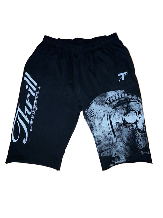 3/4 Thrill Skeleton, Screen Print Shorts * 1 of 1