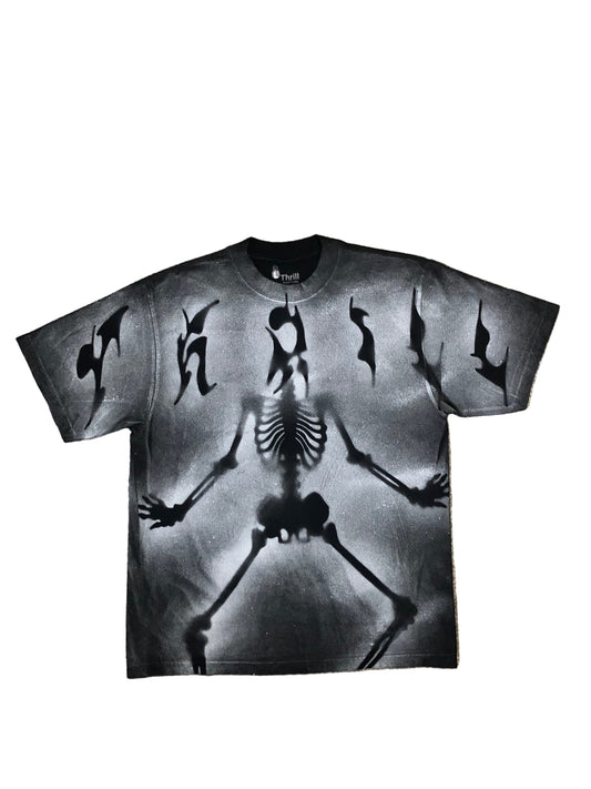 Thrill Skeleton, Black Tee