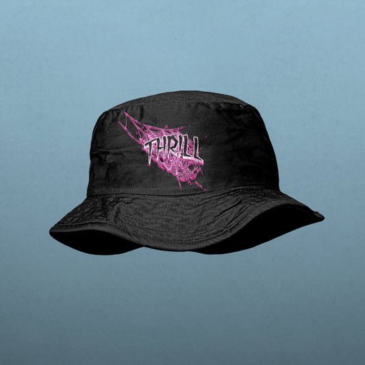 Black Denim Bucket Hat ( thrill web )