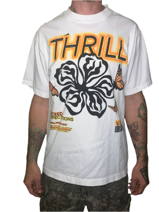 Exceed Expectations V2, Air Brush, White Tee
