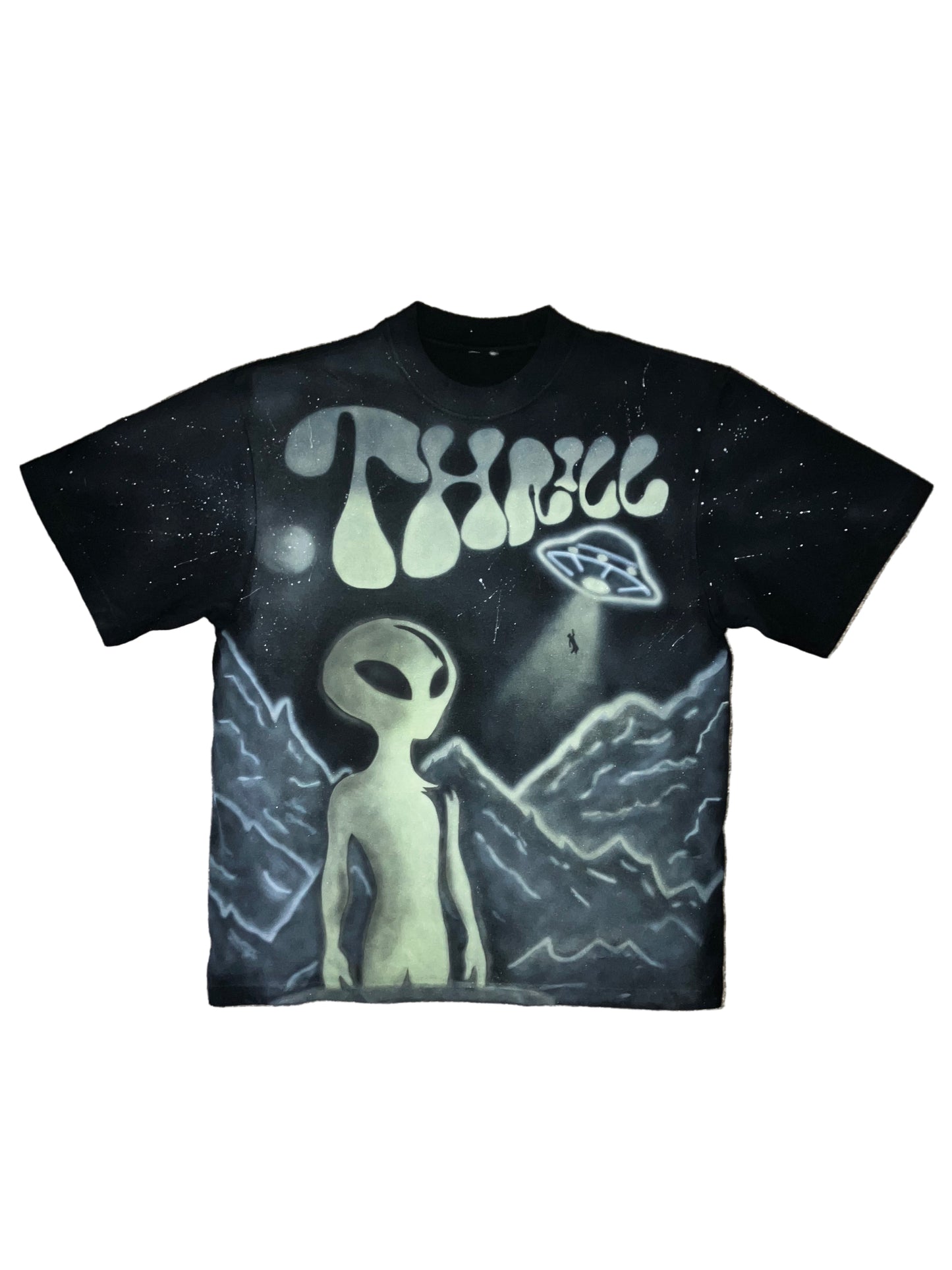 Outta This World Alien, Airbrush Tee ( Limited Stock )