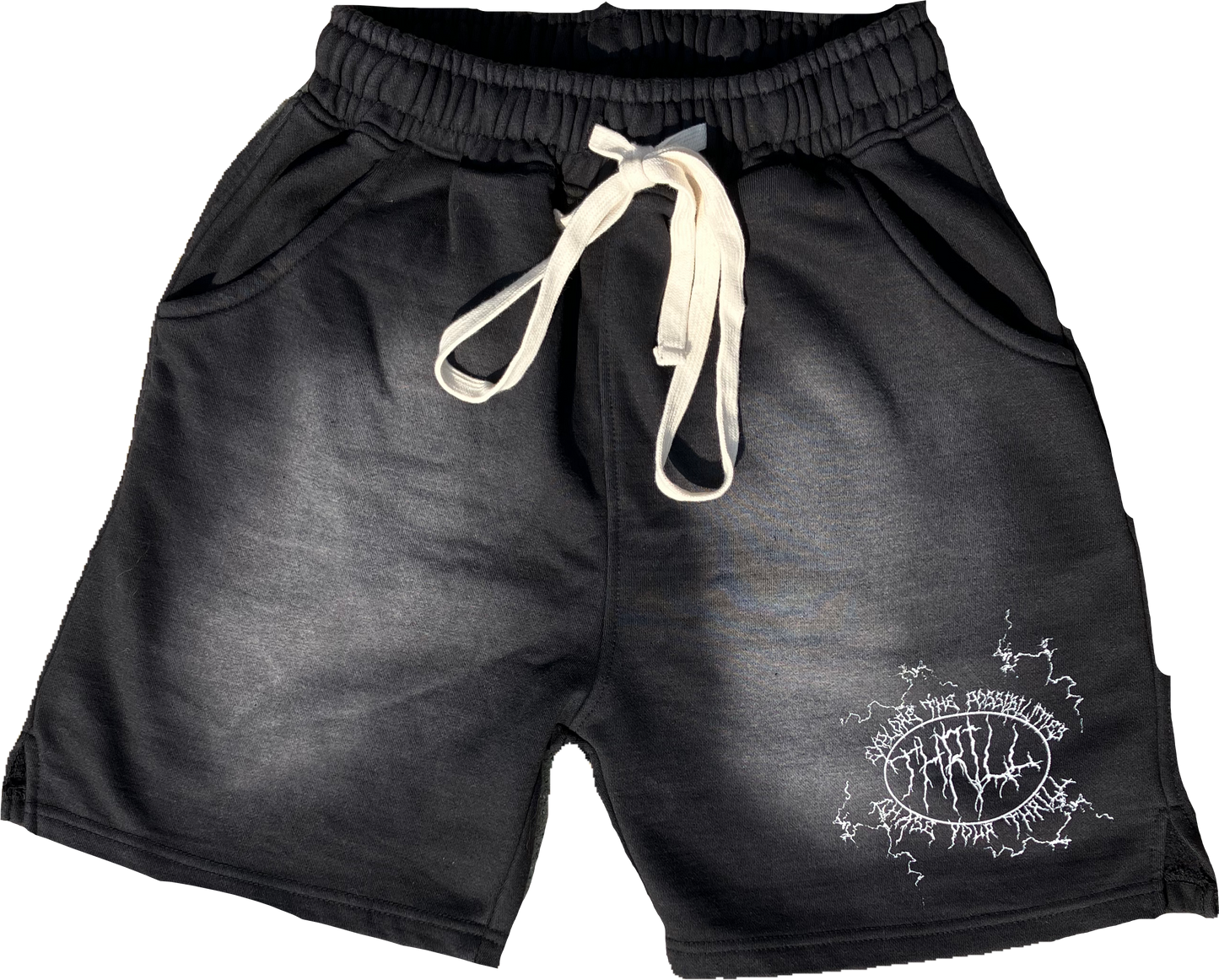 Lightning Thrill, Sun-Dried Black Shorts *LIMITED STOCK