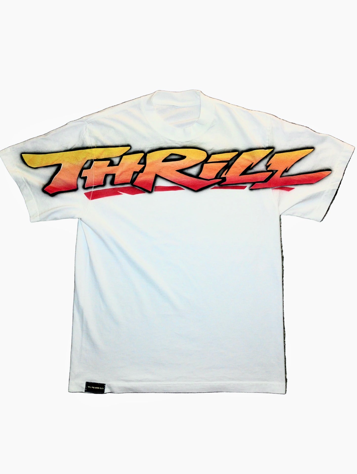 Heatwave Airbrush, Heavyweight White Tee