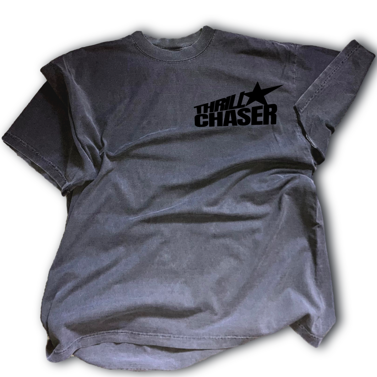 Thrill Chaser tee -( Black print )